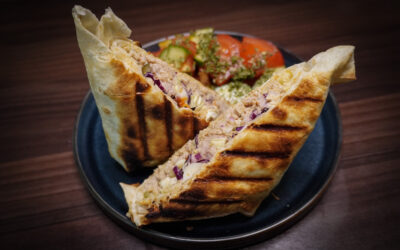 No Mayo Tuna Wraps